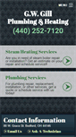 Mobile Screenshot of gwgillplumbingandheating.com